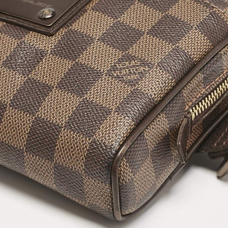 Pre Owned Louis Vuitton Damier Ebene Canvas Bum Brooklyn Waist Bag