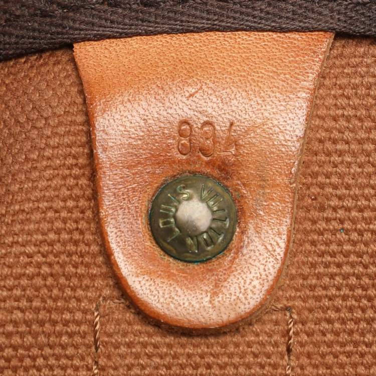 Pre Owned Louis Vuitton Monogram Canvas and Leather Keepall 60 Bag
