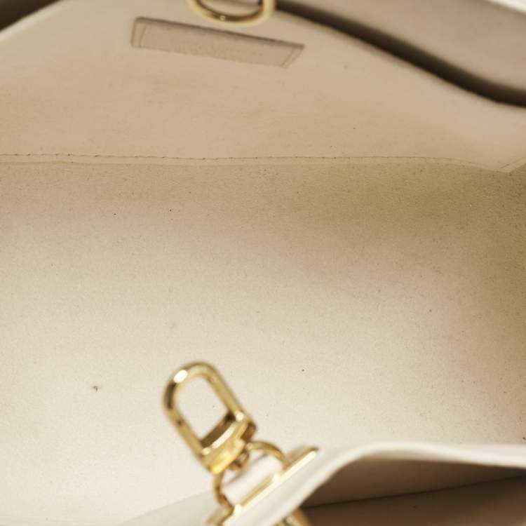 Pre Owned Louis Vuitton Quartz Leather Lock & Go Bag