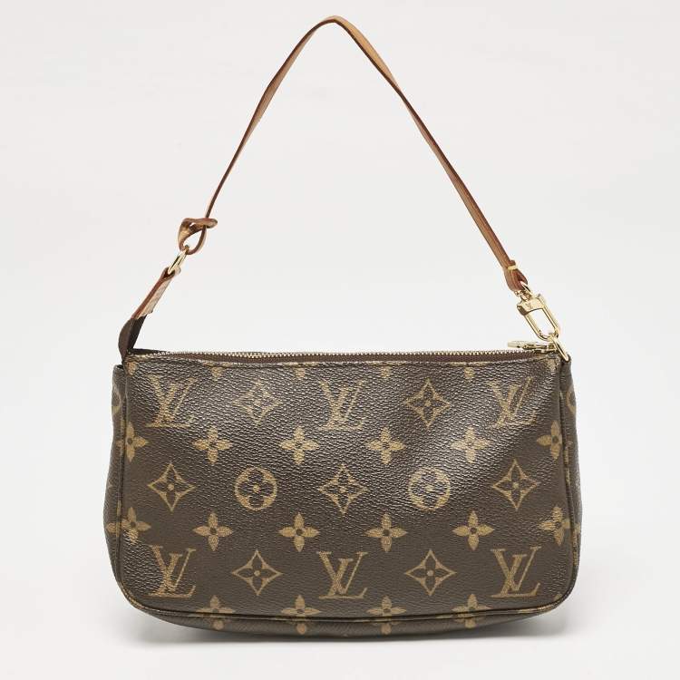 Pre Owned Louis Vuitton Monogram Canvas Pochette Accessories