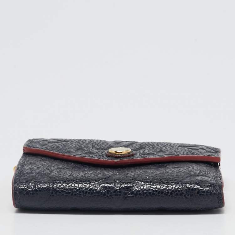 Pre Owned Louis Vuitton Blue Infini Monogram Empreinte Victorine Wallet