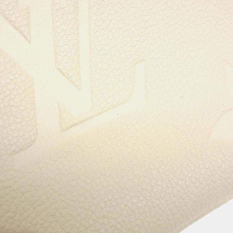 Pre Owned Louis Vuitton Cream Monogram Empreinte Leather Multi Pochette Accessoires Shoulder Bag