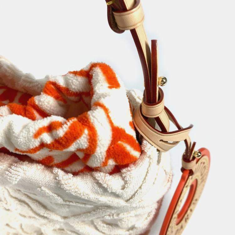 Pre Owned Louis Vuitton White Monogram LVacation Bucket Bag