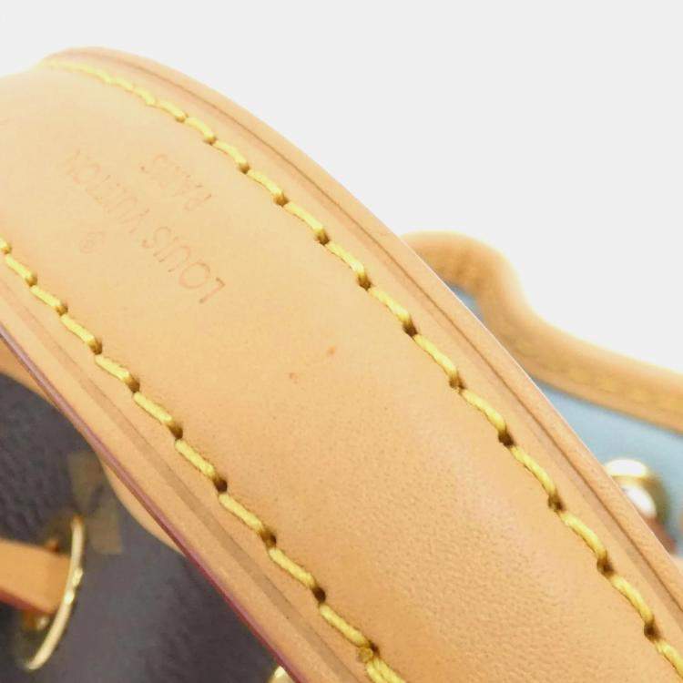 Pre Owned Louis Vuitton Brown Monogram Canvas Vivienne Nano Noe Shoulder Bag
