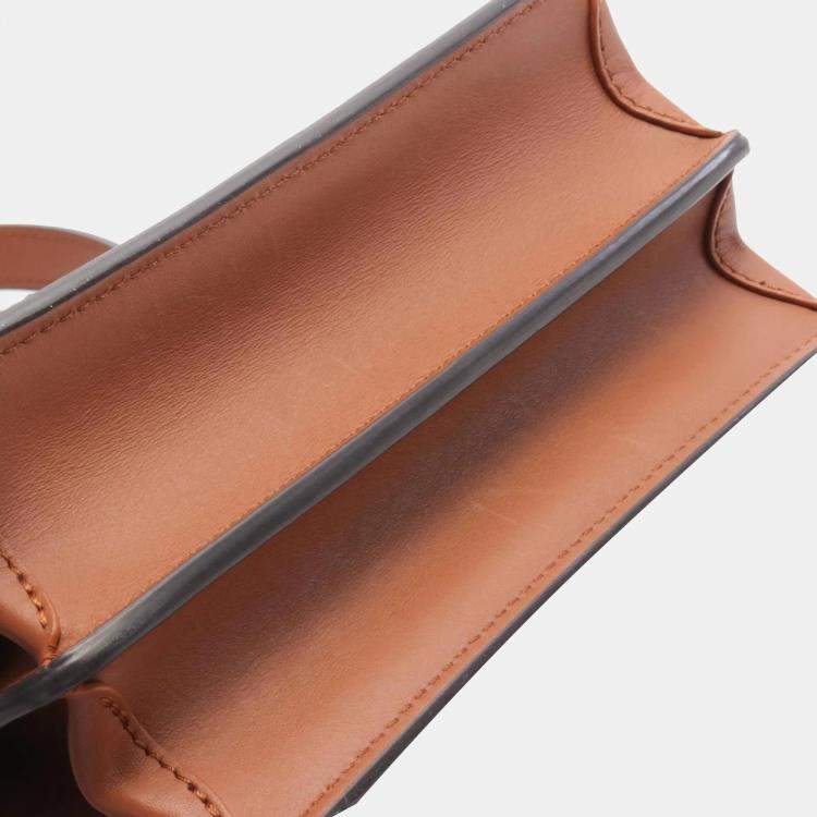 Pre Owned Louis Vuitton Brown Monogram Reverse Dauphine Mini Shoulder Bag