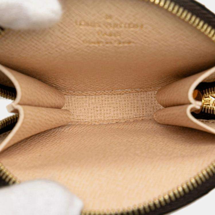 Pre Owned Louis Vuitton Brown Coated Canvas Leather Monogram Neverfull BB Shoulder Bag