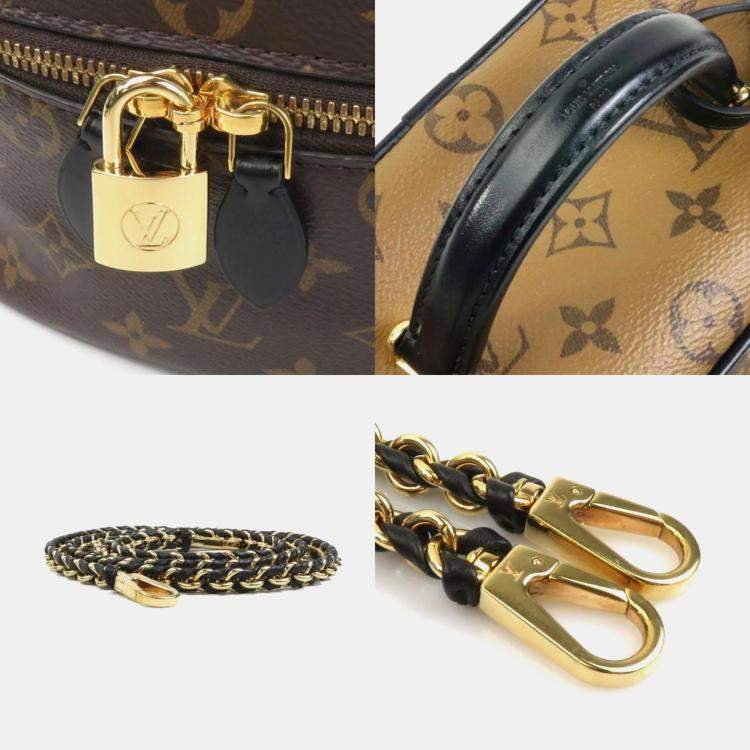 Pre Owned Louis Vuitton Brown Monogram Reverse PM Vanity  Shoulder Bag 