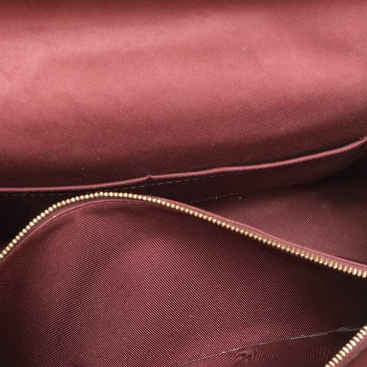 Pre Owned Louis Vuitton Bordeaux Damier Ebene Canvas Bond Street Bag