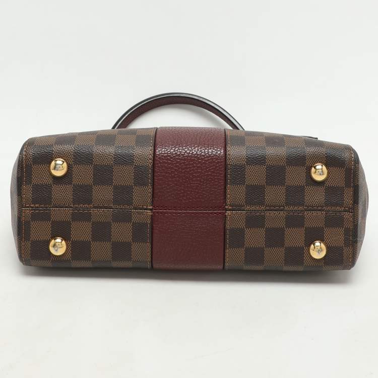 Pre Owned Louis Vuitton Bordeaux Damier Ebene Canvas Bond Street Bag