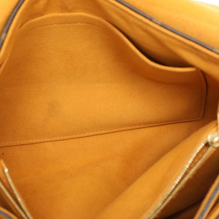 Pre Owned Louis Vuitton Safran Monogram Canvas Pallas Chain Bag