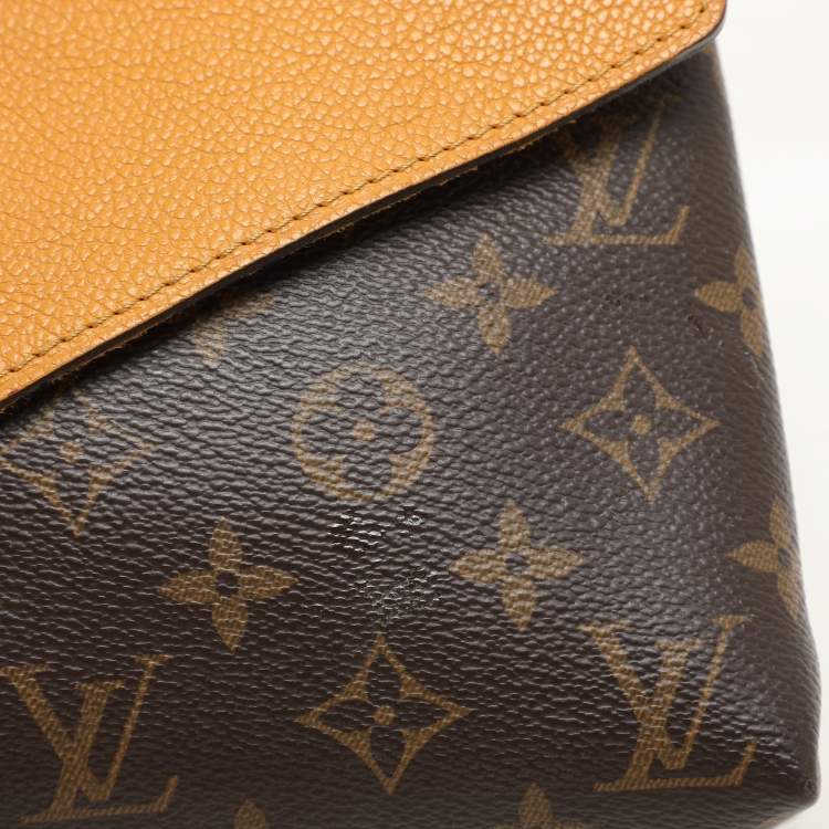 Pre Owned Louis Vuitton Safran Monogram Canvas Pallas Chain Bag