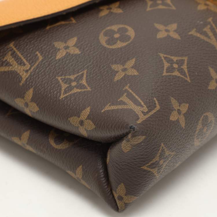 Pre Owned Louis Vuitton Safran Monogram Canvas Pallas Chain Bag