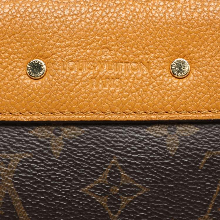 Pre Owned Louis Vuitton Safran Monogram Canvas Pallas Chain Bag