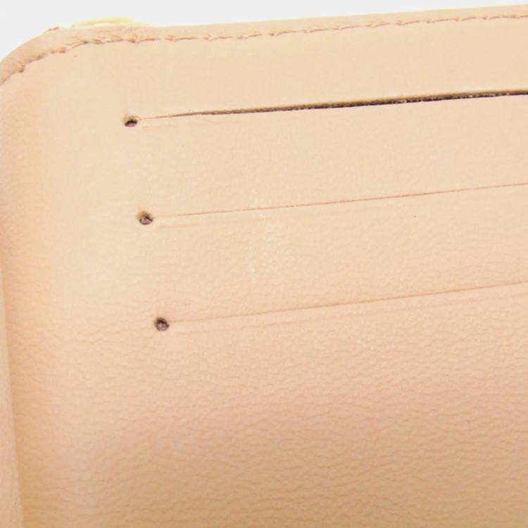 مملوكة مسبقًا Louis Vuitton Camel Lamb Leather Monogram Lou Wallet