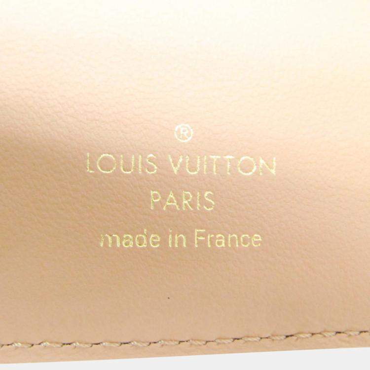 مملوكة مسبقًا Louis Vuitton Camel Lamb Leather Monogram Lou Wallet