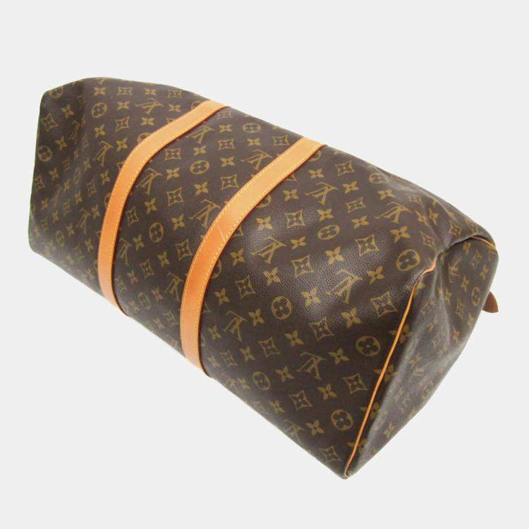 Pre Owned Louis Vuitton Monogram Canvas Keepall 50 Boston Bag