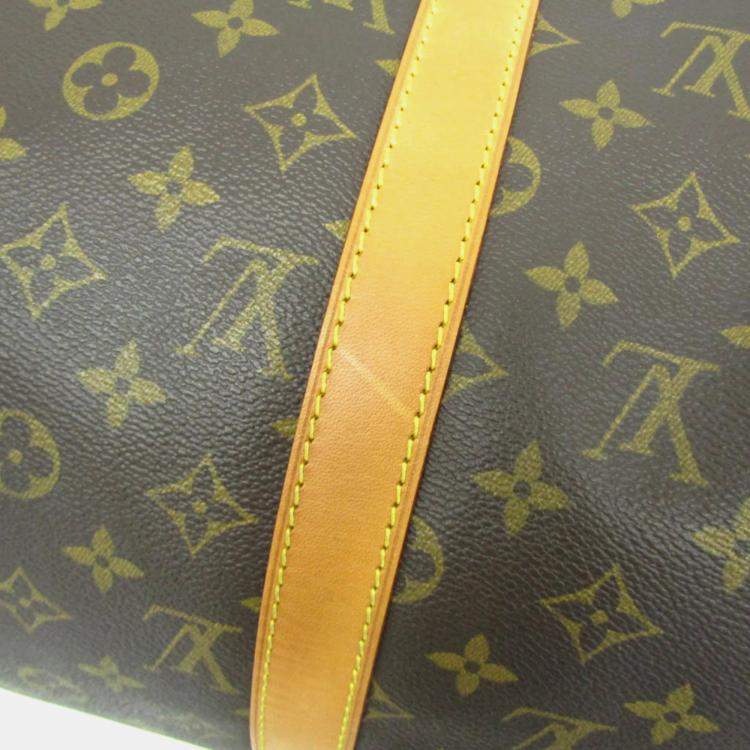 Pre Owned Louis Vuitton Monogram Canvas Keepall 50 Boston Bag