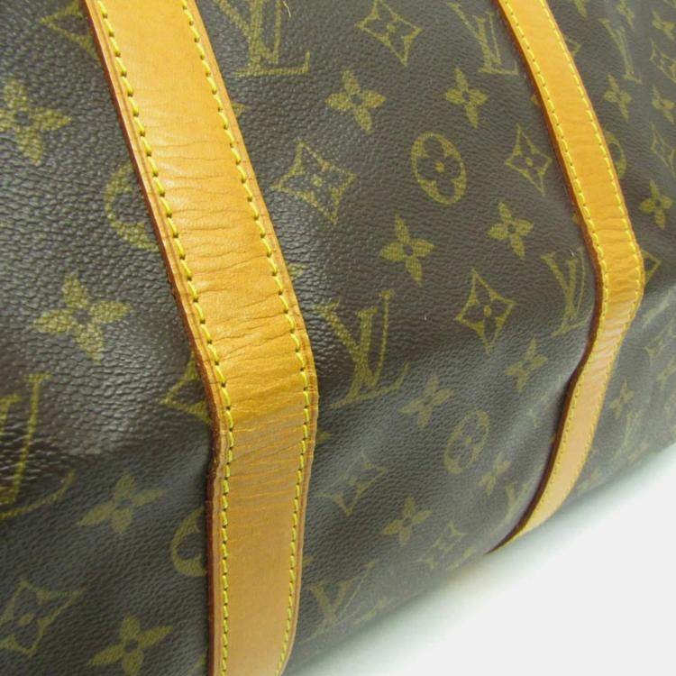 Pre Owned Louis Vuitton Monogram Canvas Keepall 50 Boston Bag