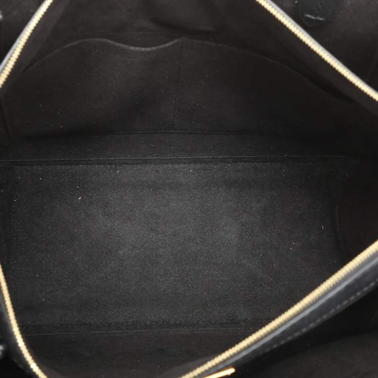 Pre Owned Louis Vuitton Black Leather Lockmeto Bag