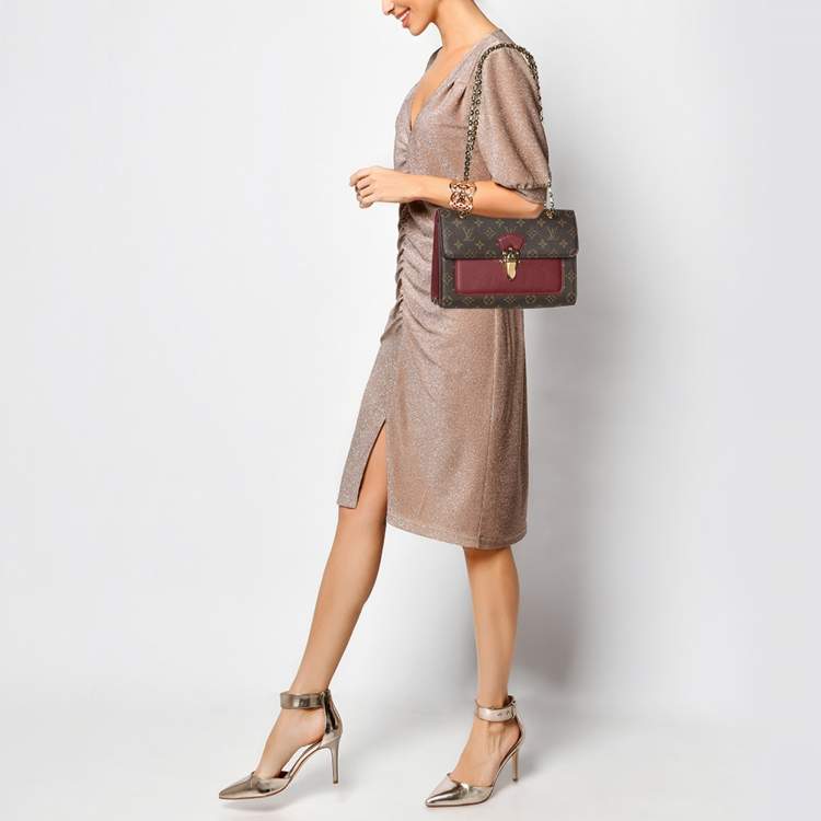 Pre Owned Louis Vuitton Raisin Monogram Canvas Victoire Bag