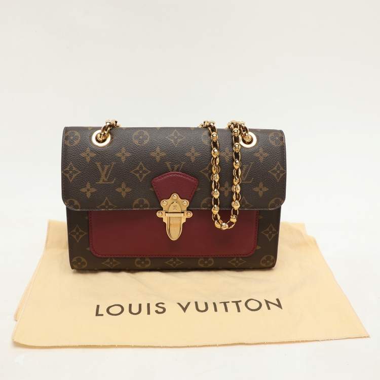Pre Owned Louis Vuitton Raisin Monogram Canvas Victoire Bag
