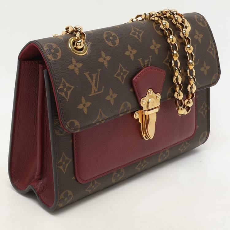 Pre Owned Louis Vuitton Raisin Monogram Canvas Victoire Bag