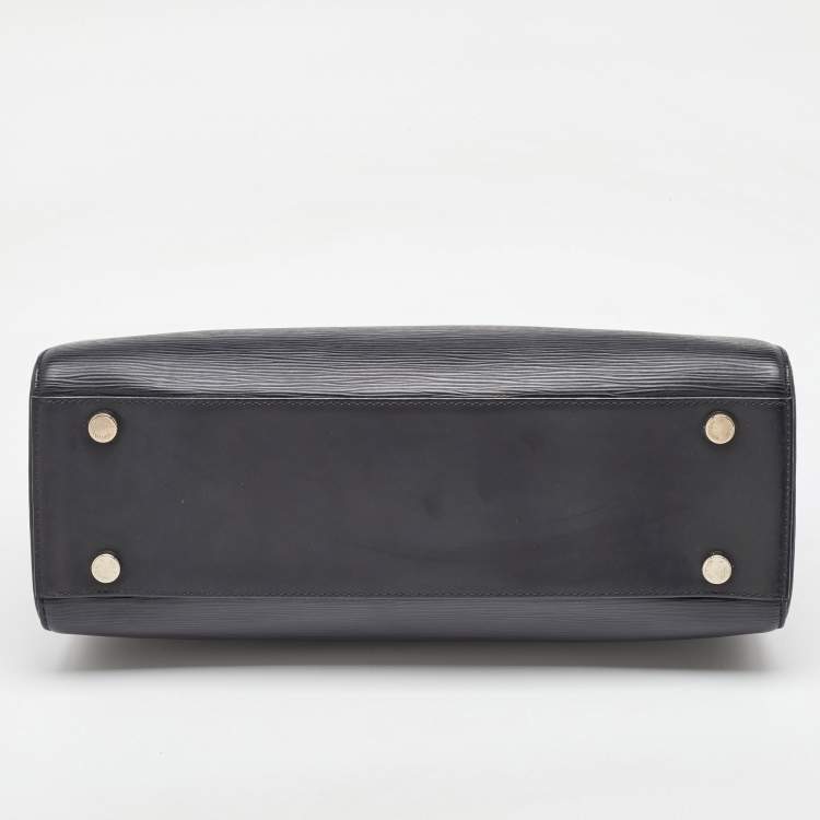 Pre Owned Louis Vuitton Black Epi Leather Brea GM Bag
