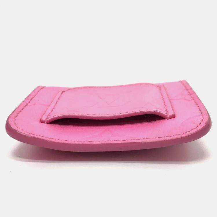Pre Owned Louis Vuitton Rose Pink Leather Utility Crossbody Bag