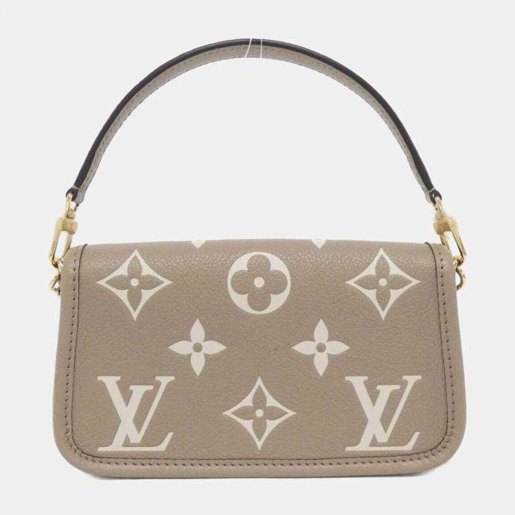 Pre Owned Louis Vuitton Bicolor Monogram Empreinte Nano Diane Shoulder Bag