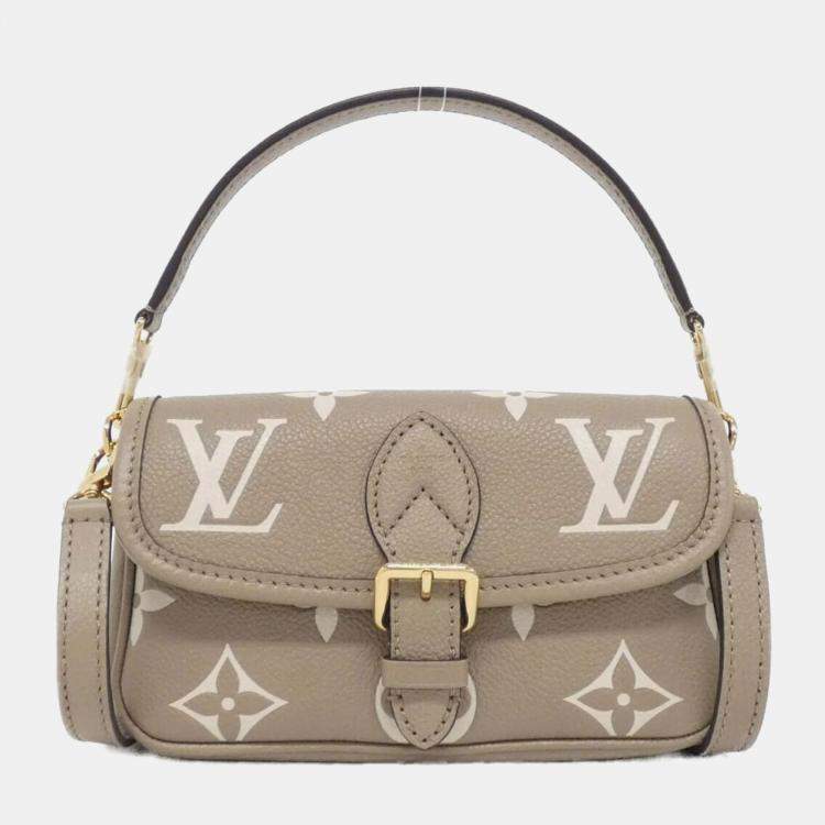 Pre Owned Louis Vuitton Bicolor Monogram Empreinte Nano Diane Shoulder Bag