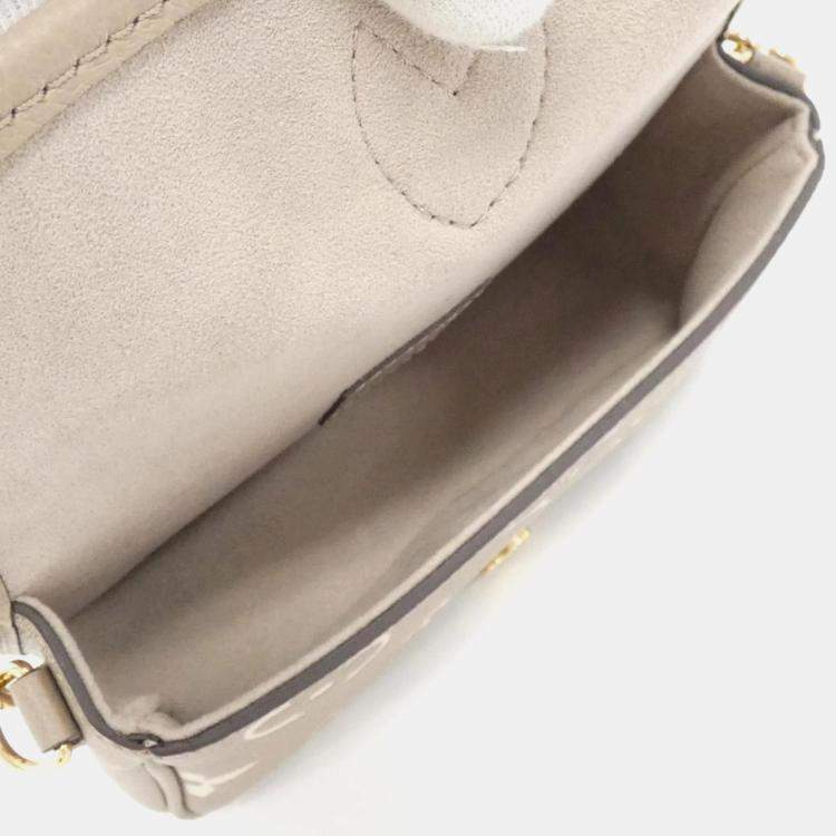 Pre Owned Louis Vuitton Bicolor Monogram Empreinte Nano Diane Shoulder Bag