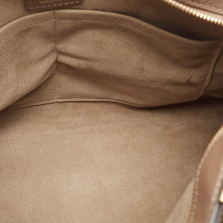 Pre Owned Louis Vuitton Beige/Cream Leather and Python Very Zipped Bag