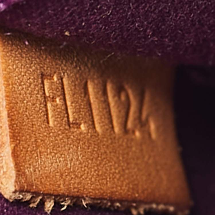 Pre Owned Louis Vuitton Amethyste Monogram Vernis Alma BB Bag