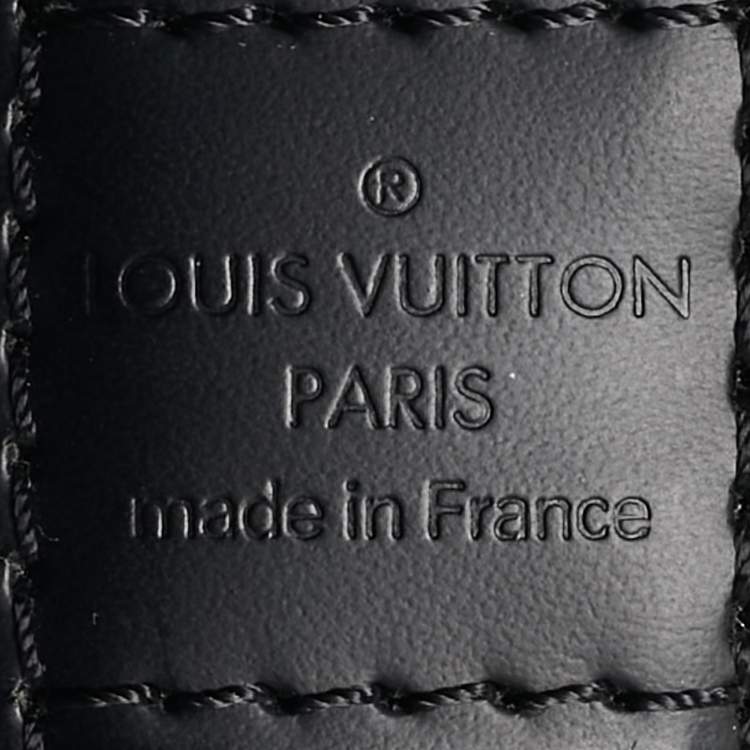 Pre Owned Louis Vuitton Black Epi Leather Alma PM Bag