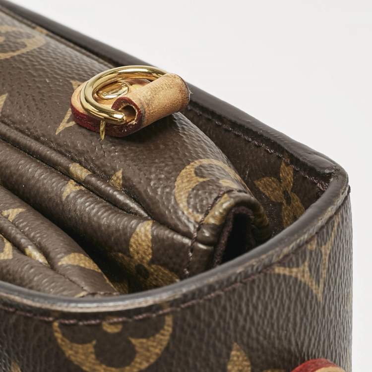 Pre Owned Louis Vuitton Monogram Canvas Pochette Metis Bag
