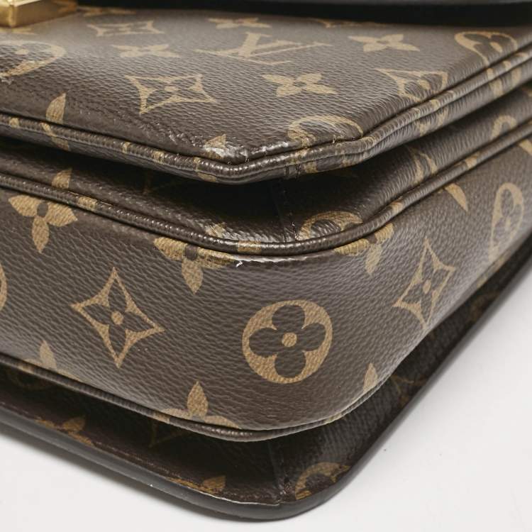 Pre Owned Louis Vuitton Monogram Canvas Pochette Metis Bag