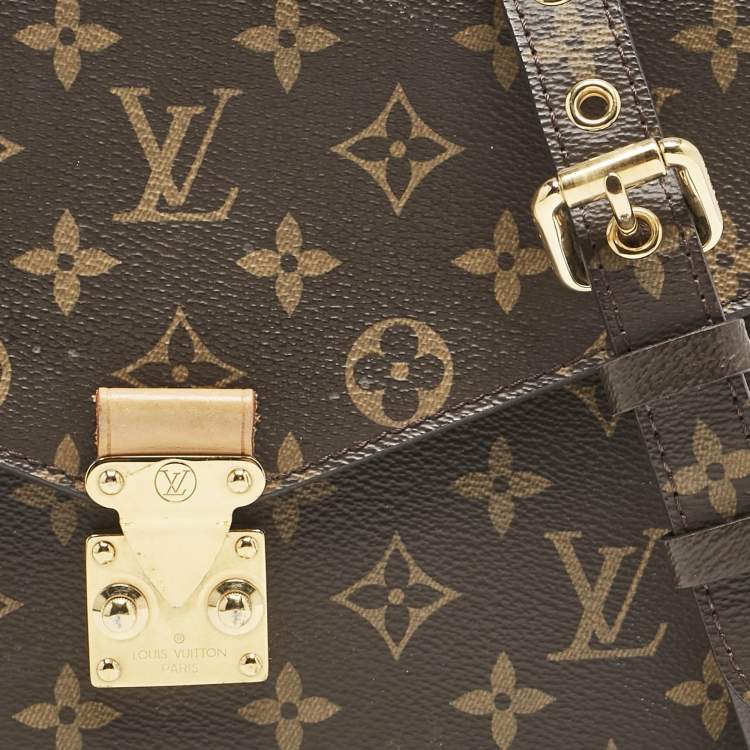 Pre Owned Louis Vuitton Monogram Canvas Pochette Metis Bag
