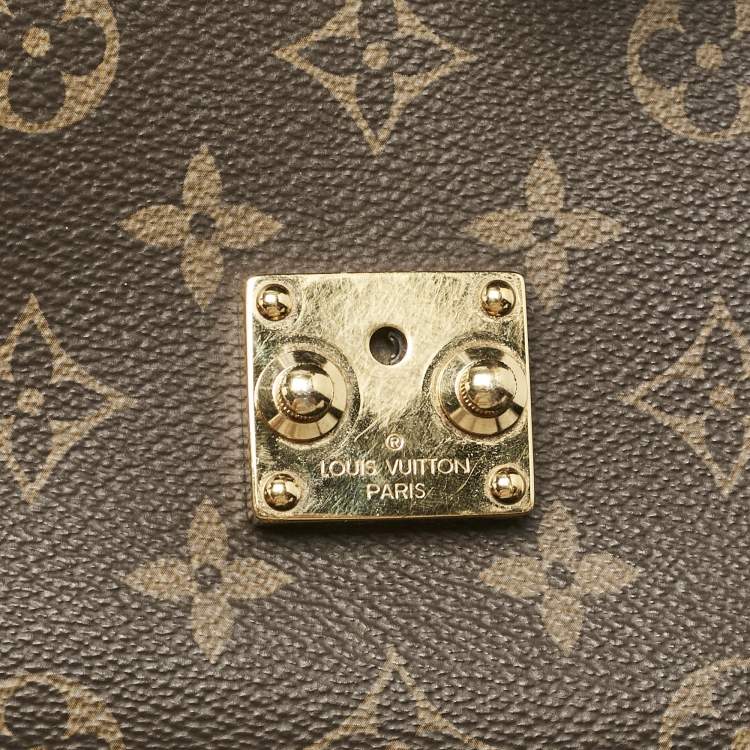 Pre Owned Louis Vuitton Monogram Canvas Pochette Metis Bag