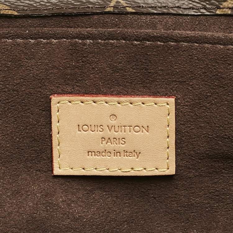 Pre Owned Louis Vuitton Monogram Canvas Pochette Metis Bag