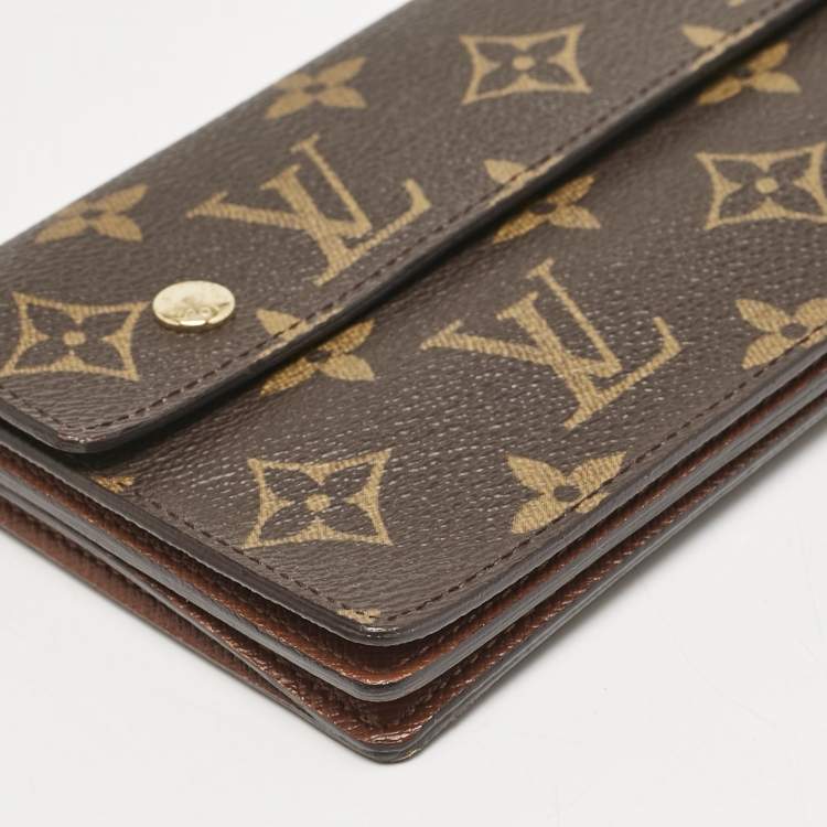 Pre Owned محفظة لويس فيتون مونوجرام قماش بورتفيه أكورديون