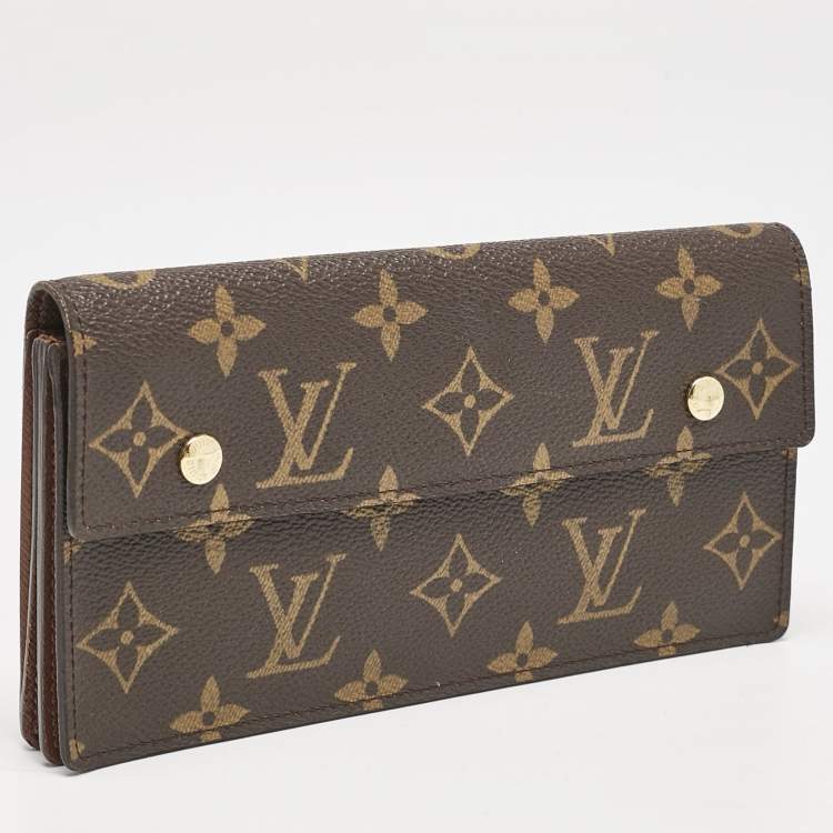 Pre Owned محفظة لويس فيتون مونوجرام قماش بورتفيه أكورديون