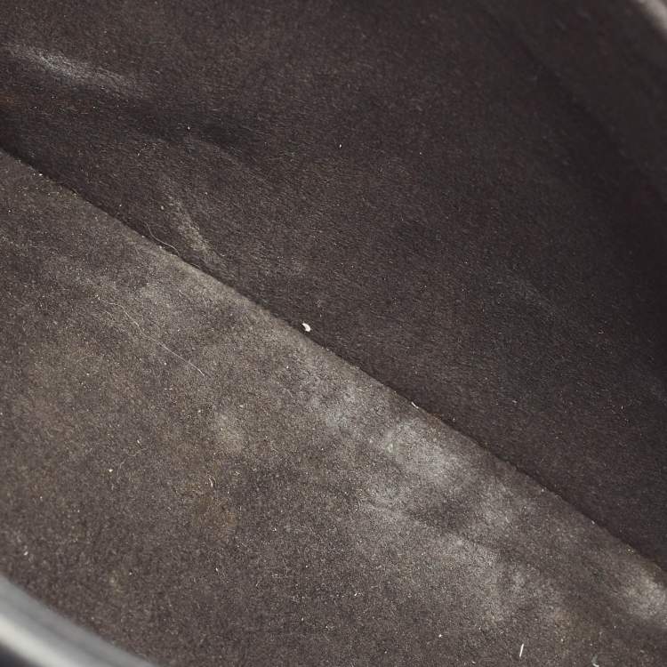 Pre Owned Louis Vuitton Black Monogram Leather Very Chain Bag