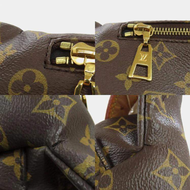 Pre Owned Louis Vuitton Brown Canvas Monogram Bum Bag 