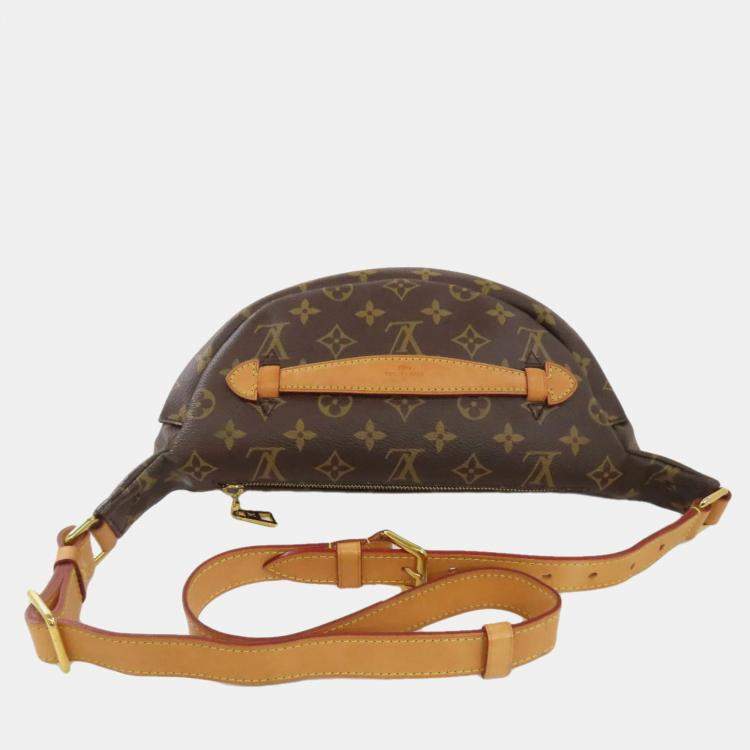 Pre Owned Louis Vuitton Brown Canvas Monogram Bum Bag 