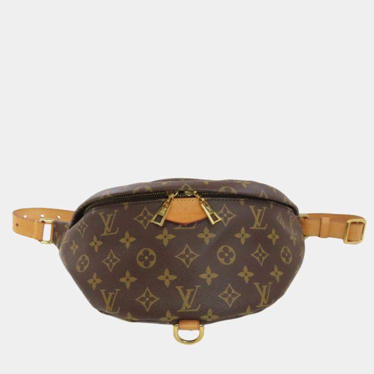 Pre Owned Louis Vuitton Brown Canvas Monogram Bum Bag 