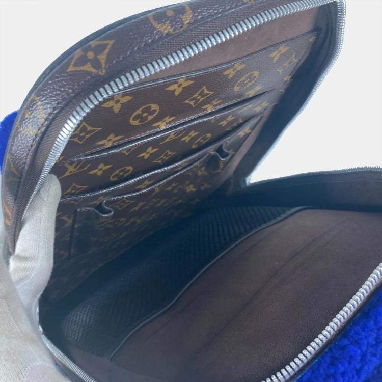 Pre Owned Louis Vuitton Blue Canvas Mouton Marc Newson Backpack