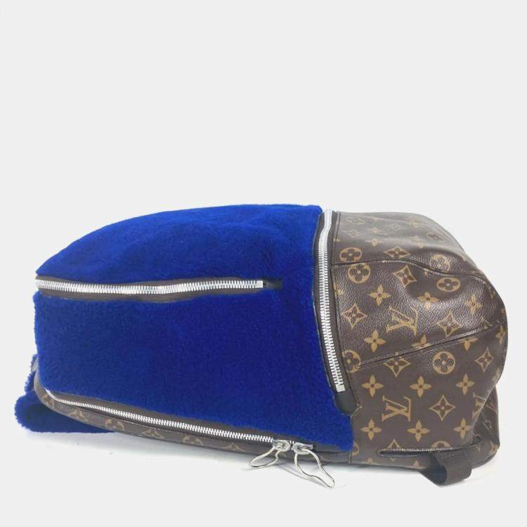 Pre Owned Louis Vuitton Blue Canvas Mouton Marc Newson Backpack