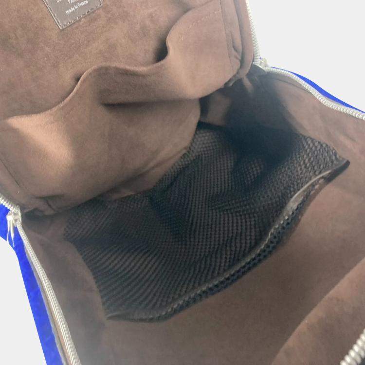 Pre Owned Louis Vuitton Blue Canvas Mouton Marc Newson Backpack