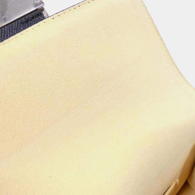 Pre Owned Louis Vuitton Blue Monogram Leather Dauphine Mini Shoulder Bag