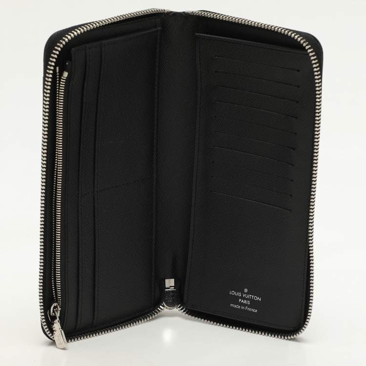 Pre Owned Louis Vuitton Damier Graphite Canvas Vertical Zippy Wallet